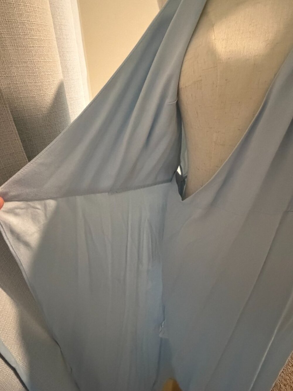 Mickey & Jenny Blue Wrap Maxi Dress M - Boho Coastal Ethically Made - Picture 10 of 11